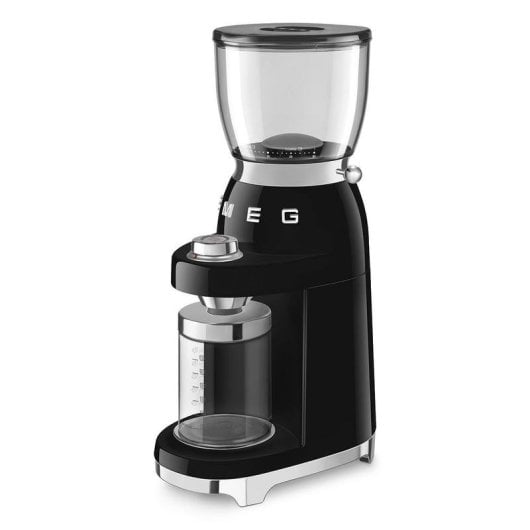 Kaffeemühle SMEG CGF11BLEU 350g 30 Mahlgrade Edelstahl Schwarz