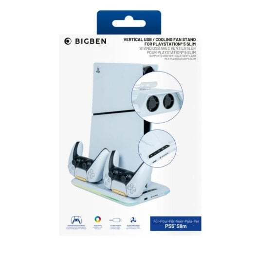 Base de Carregamento BIGBEN BB025637 PlayStation 5 Slim Iluminação LED