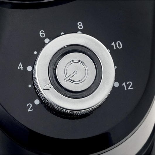 Moulin à café ARIETE 3023/00 broyeur conique inox capacité 200g noir