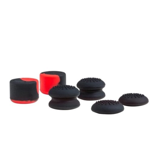 Grip para Joystick BIGBEN Nacon PS5Thumbgrip Preto/Vermelho Silicones x6