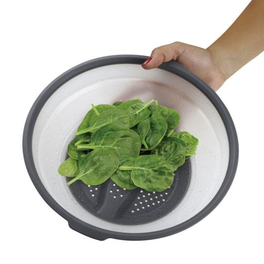 Cubrealimentos JATA HACC4530 Cinza e Branco Plegável Para Micro-ondas 26 cm