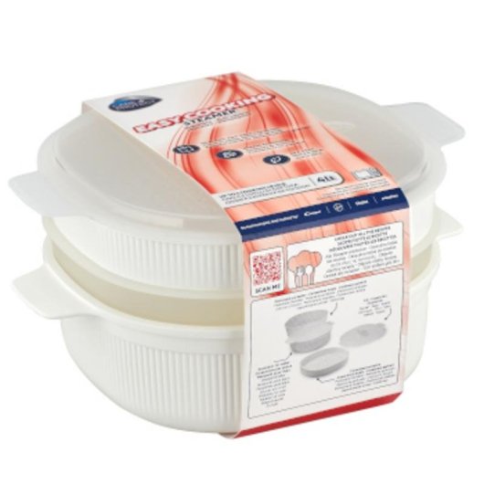 Vaporisateur alimentaire C&P CMVDS8003 4L blanc sans BPA micro-ondes