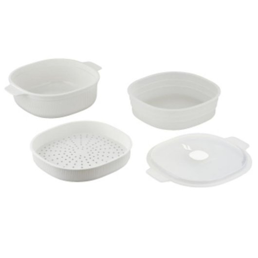 Vaporisateur alimentaire C&P CMVDS8003 4L blanc sans BPA micro-ondes