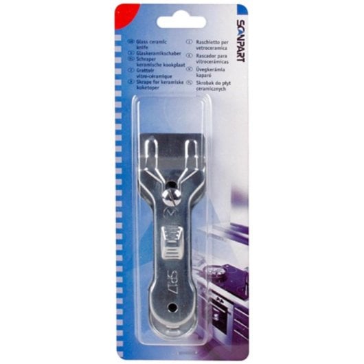 Rascador de vitrocerámica Scanpart R014 acero inoxidable mango ergonómico