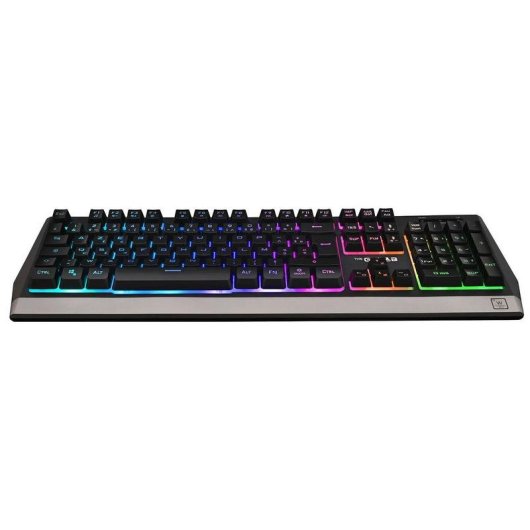 Tastiera The G-Lab Keyz Tungsten membrana wireless AZERTY retroilluminata RGB