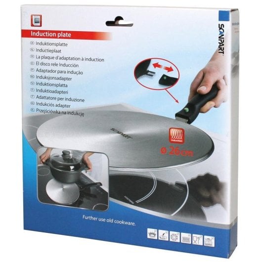 Induktionsadapter Scanpart 4200002227 Edelstahl 26 cm Griff