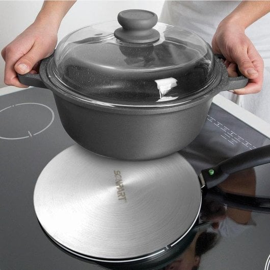 Induktionsadapter Scanpart 4200002227 Edelstahl 26 cm Griff