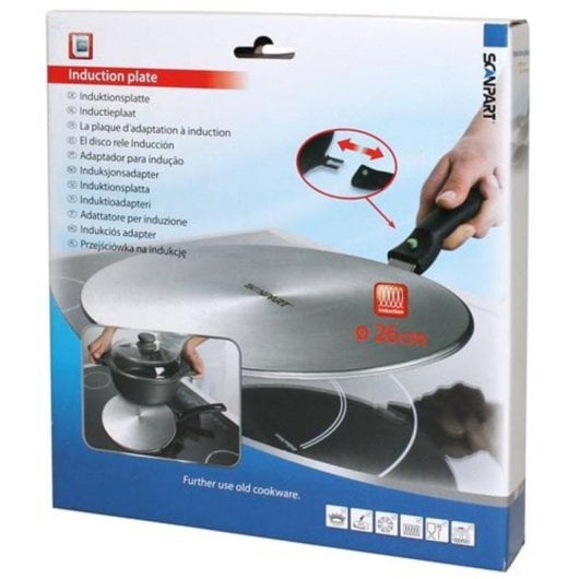 Induktionsadapter Scanpart 4200002227 Edelstahl 26 cm Griff