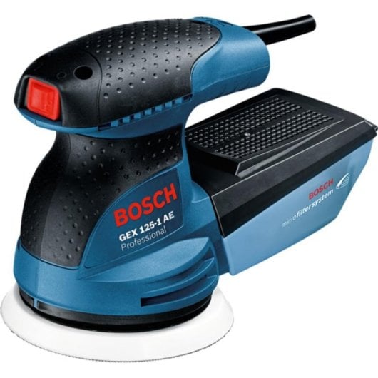 Lijadora Bosch GEX 125-1 AE Professional 250W Velcro 125mm Ergonomie Avancée
