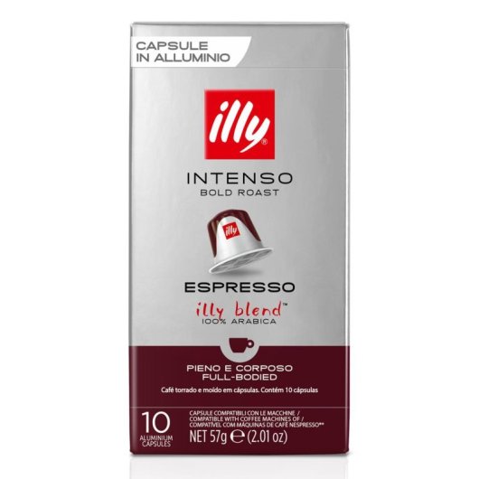 Capsule de café Illy Intenso compatible Nespresso 100% Arabica 10 pièces