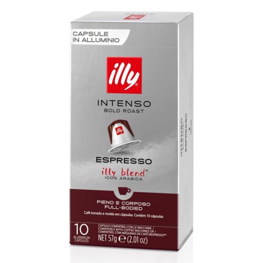 Capsule de café Illy Intenso compatible Nespresso 100% Arabica 10 pièces