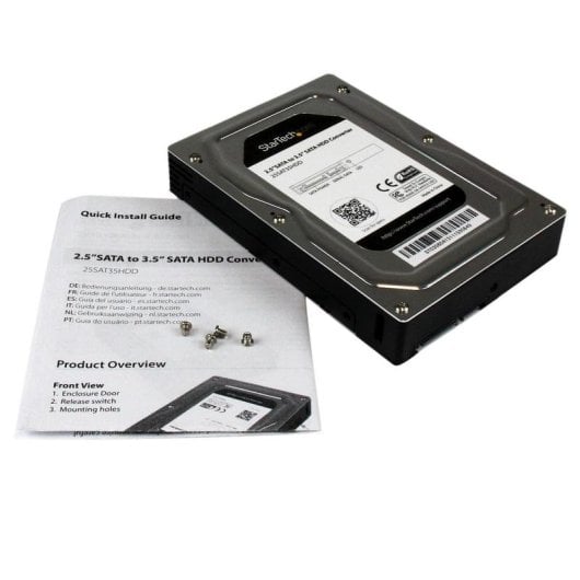 Box per Hard Disk Startech 25SAT35HDD SATA 2,5" a 3,5" Alluminio Plastica