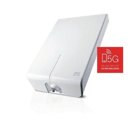 Antenna esterna One For All SV 9455 Bianco 10 m con filtro LTE impermeabile