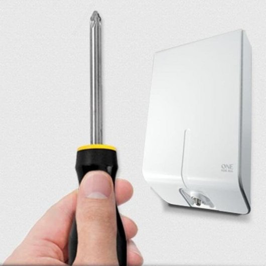 Antenna esterna One For All SV 9455 Bianco 10 m con filtro LTE impermeabile