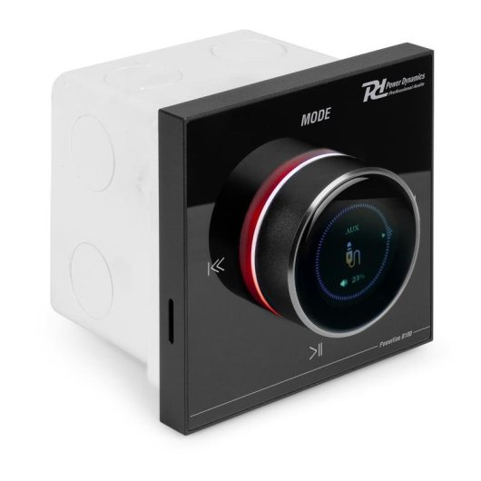 Amplificador Empotrable Power Dynamics PowerlineB100B 4x25W RMS BT Táctil USB MicroSD Mando