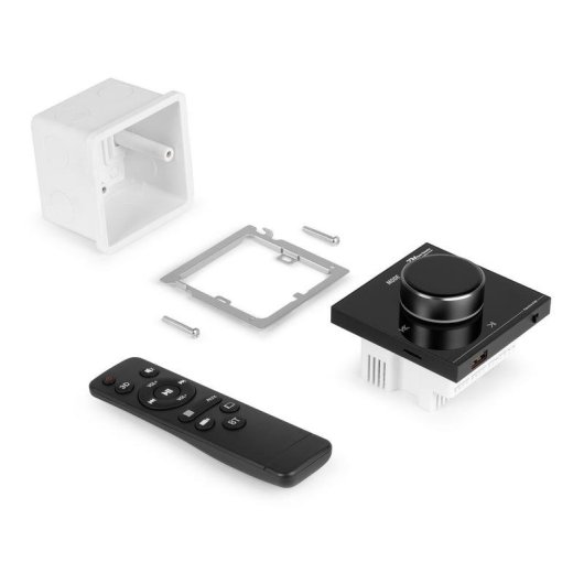 Amplificador Empotrable Power Dynamics PowerlineB100B 4x25W RMS BT Táctil USB MicroSD Mando