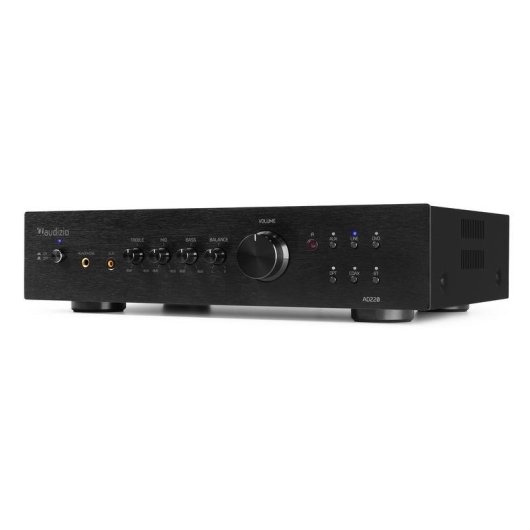 Amplificador Estéreo AUDIZIO AD220 2x200W RMS Bluetooth 5.0 Wi-Fi Subwoofer Control Remoto