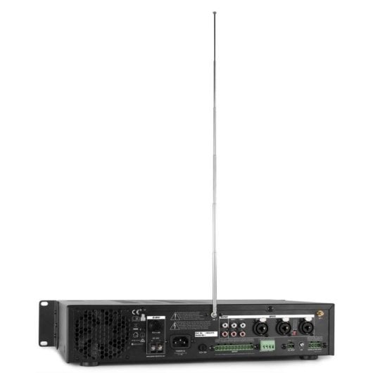 Amplificador POWER DYNAMICS PDV360MP3 360W RMS RCA Bluetooth MP3 Radio FM 4 Zonas Rack 2U