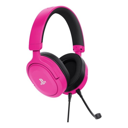 Casque Trust GXT 498P Forta filaire 3,5 mm gaming micro amovible rose