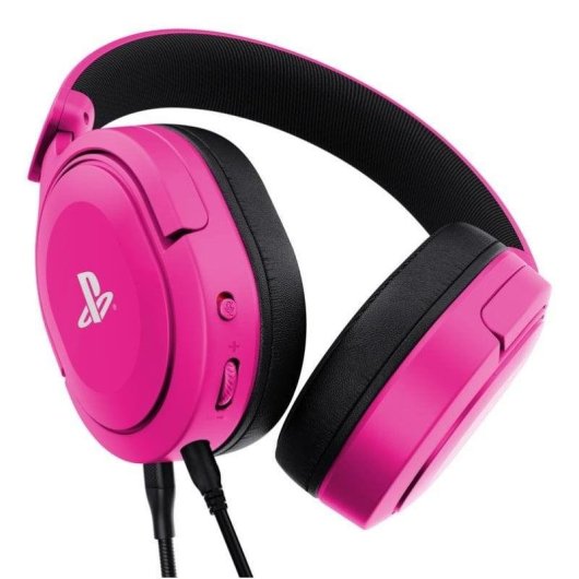 Casque Trust GXT 498P Forta filaire 3,5 mm gaming micro amovible rose