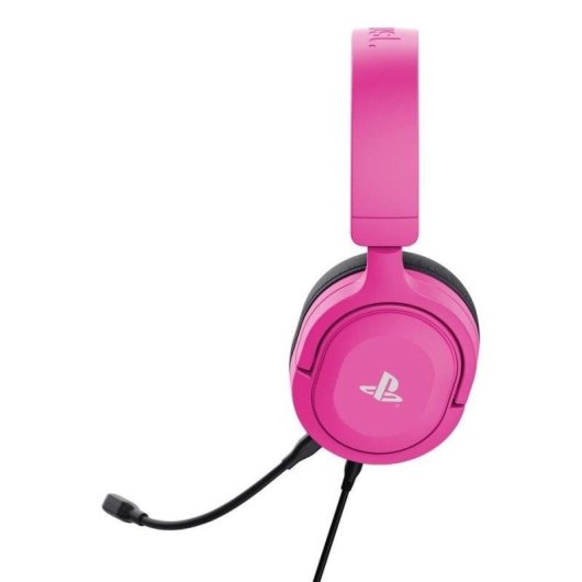 Casque Trust GXT 498P Forta filaire 3,5 mm gaming micro amovible rose