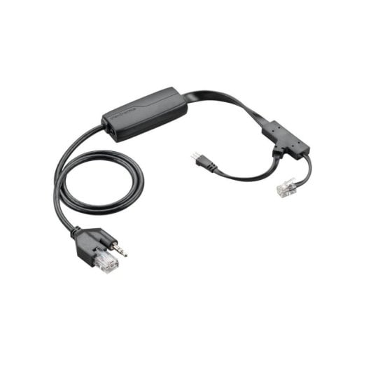 Accessoire de décroché électronique Poly APP-51 avec câble Mini USB Noir