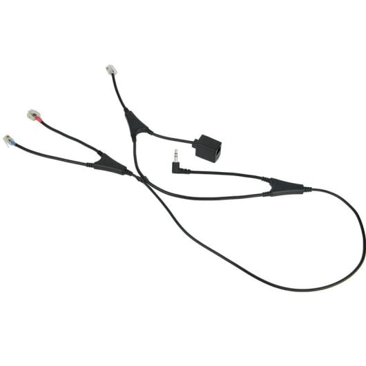 Jabra 14201-36 Drahtloses Headset-Zubehör EHS-Adapter für Alcatel Telefone Schwarz