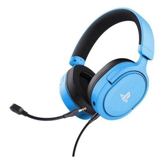 Casque Trust GXT 498B Forta filaire Jack 3,5 mm Gaming micro amovible bleu