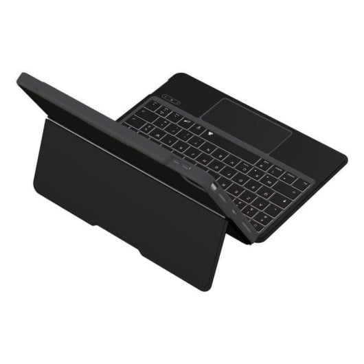 Funda con teclado GÉNÉRIQUE MW-300097P para iPad Pro 11" QWERTY Negra retroiluminada