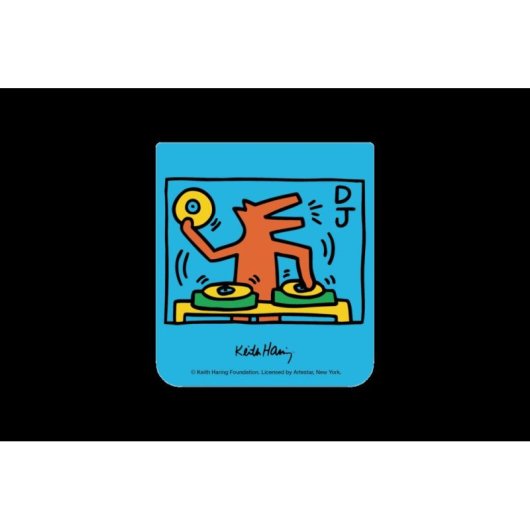 Carte FlipSuit Samsung GP-TOF731SBCCW Galaxy Z Flip5 Keith Haring Bleu NFC