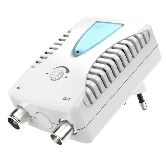 Amplificador de Antena Hama 00205234 Branco 25 dB Regulável Coaxial