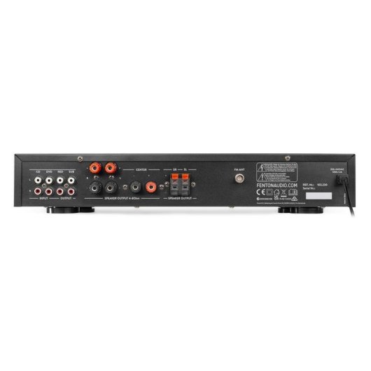 Amplificador Estéreo Fenton AV550BT 320 W RMS Bluetooth 5.0 USB Radio FM Karaoke