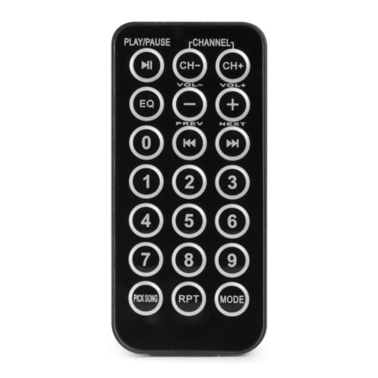 Amplificador Power Dynamics PRM240 240W RMS Ligação com Fios BT USB/SD LCD 4 Zonas