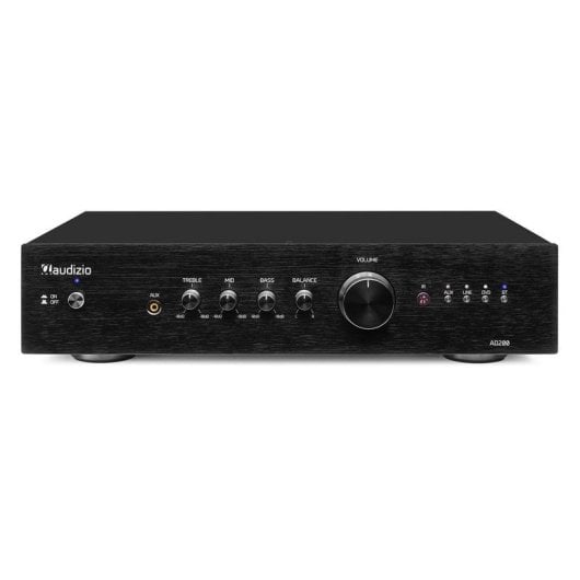 Amplificador Estéreo AUDIZIO AD200 2x200W RMS Bluetooth 5.0 Control Graves y Agudos Subwoofer