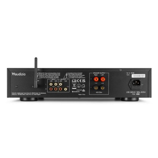Amplificador Estéreo AUDIZIO AD200 2x200W RMS Bluetooth 5.0 Control Graves y Agudos Subwoofer