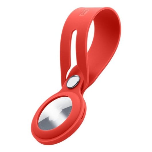 Llavero Cellularline Loop AirTagLOOPR Silicone Vermelho Compatível Apple AirTag