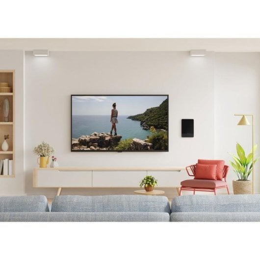 Antena de TV Interior Hama Pro 221083 DVB-T2 DAB+ diseño ultra plano 2 m