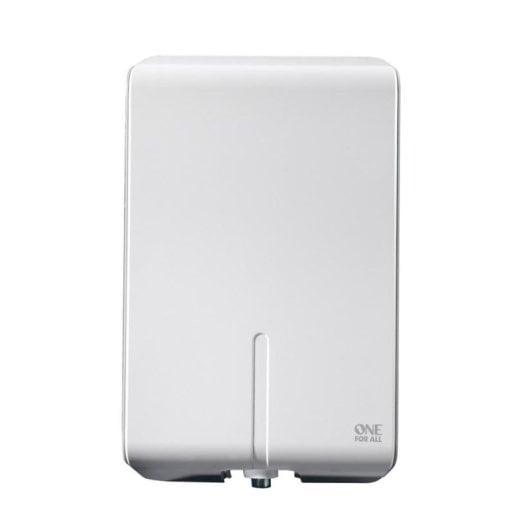 Antena exterior ONE FOR ALL SV 9455 Amplificada 52 dB 10 m Blanco resistente