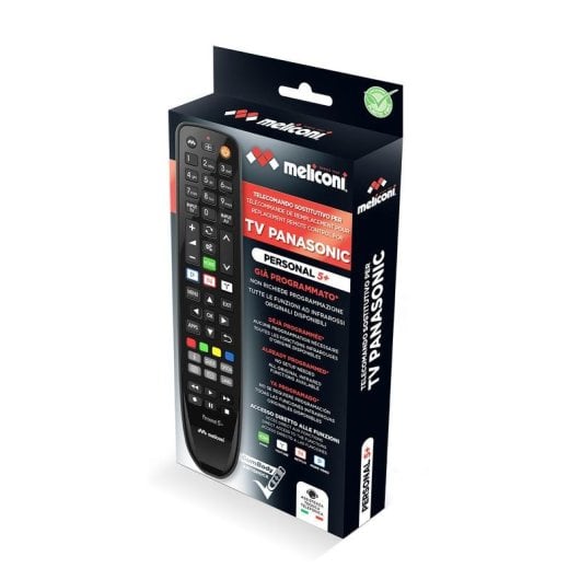 Mando a distancia Meliconi Gumbody Personal 5 plus para TV Panasonic IR inalámbrico