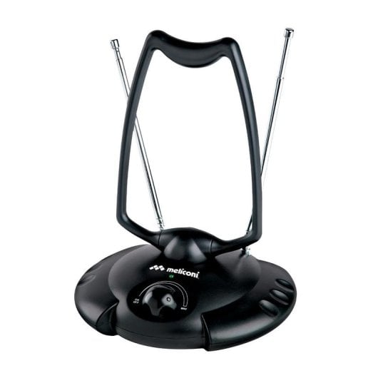 Antena de TV Meliconi AT 380 USB Interior Dual 174-694 MHz Preta