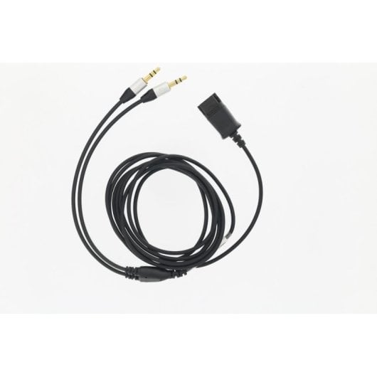 Cable adaptador Tellur TLL416003 QD a 2 x Jack 3,5 mm 2,2 m negro