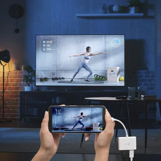Adaptador USB-C J5CREATE JCA152-N HDMI 4K 144 Hz Power Delivery Branco