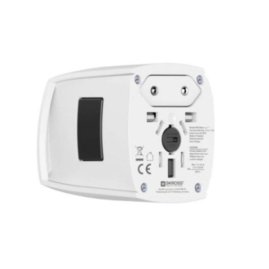Adaptador de enchufe Hama MUV Micro universal compacto blanco