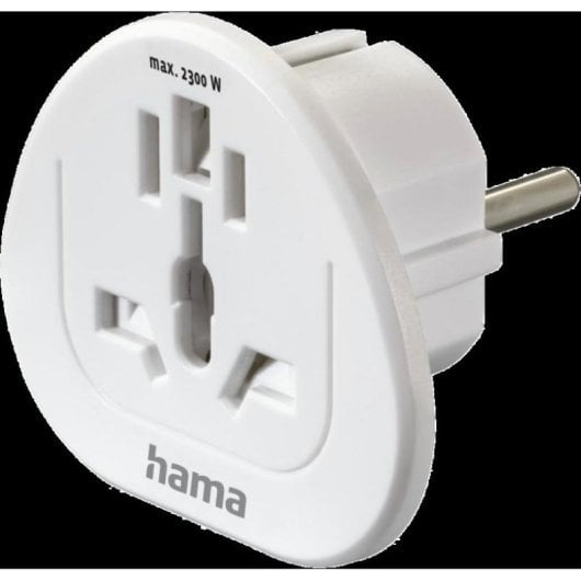 Adaptador de viaje Hama Universal 00223455 con conectores mundiales y 100-250 V