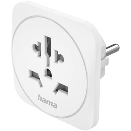 Adaptador de viaje Hama Universal 00223455 con conectores mundiales y 100-250 V
