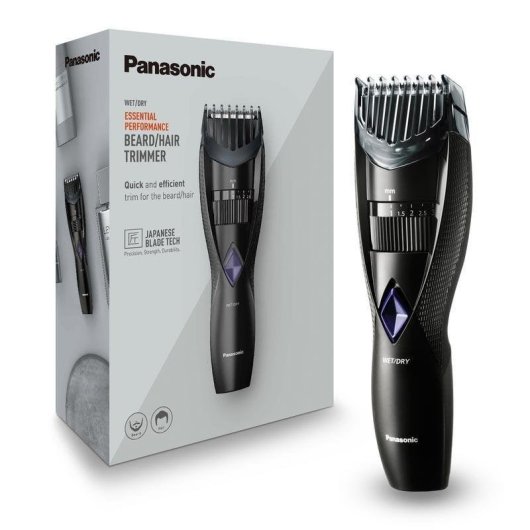 Regolabarba Viso Panasonic ER-GB37 Senza Filo 40min Funzionamento a Umido 20 Impostazioni