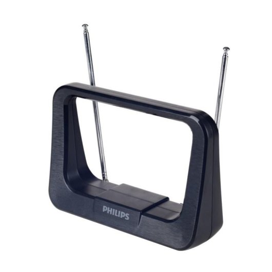 Antena interior Philips SDV1226/12 negro 28 dB 1,8 m FM UHF VHF