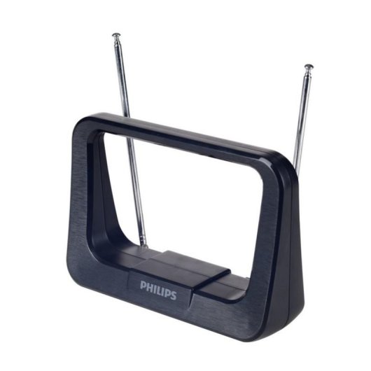 Antena interior Philips SDV1226/12 negro 28 dB 1,8 m FM UHF VHF