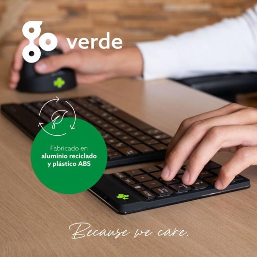 Teclado R-Go Tools Numpad Break membrana compacto inalámbrico Bluetooth con indicador LED