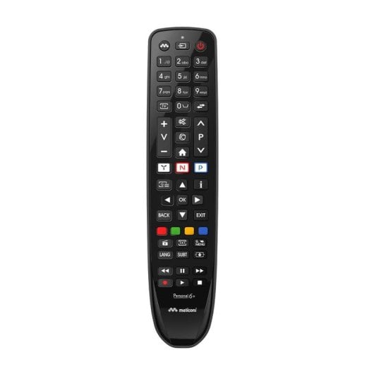 Mando a distancia Meliconi Gumbody Personal 6 plus IR TV Telefunken noir
